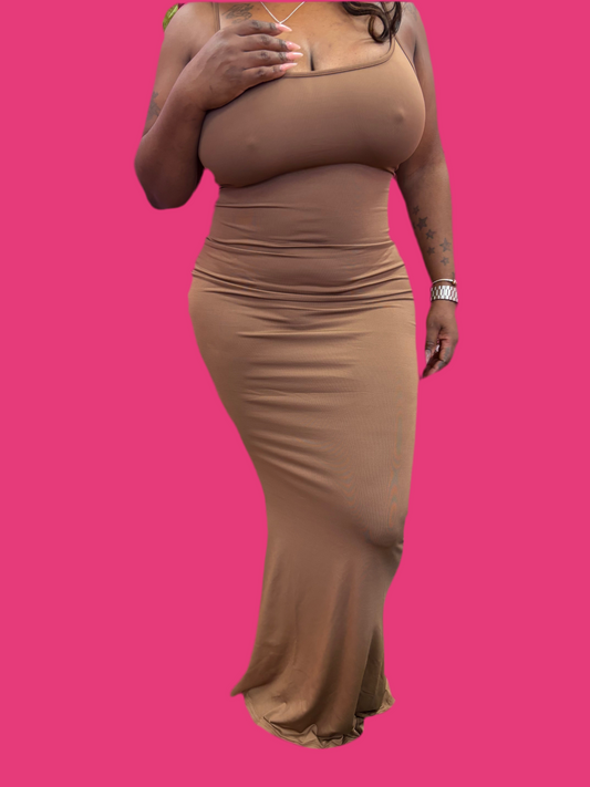 Brown Maxi Dress